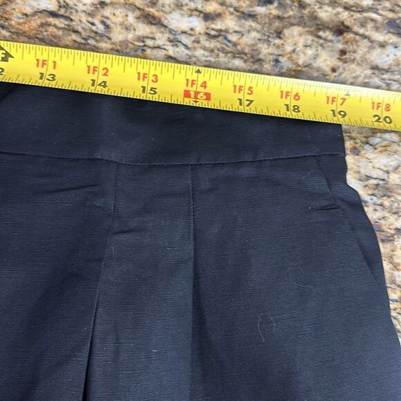 Lafayette 148 New York Franklin Silk & Linen-Blend Pant In Black Size 16 - Picture 10 of 12